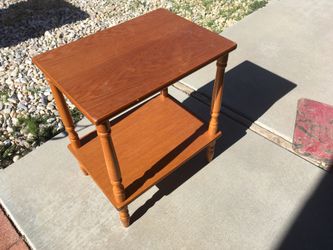 Small Table 20” Tall  By 17 3/4”X 12 3/4”