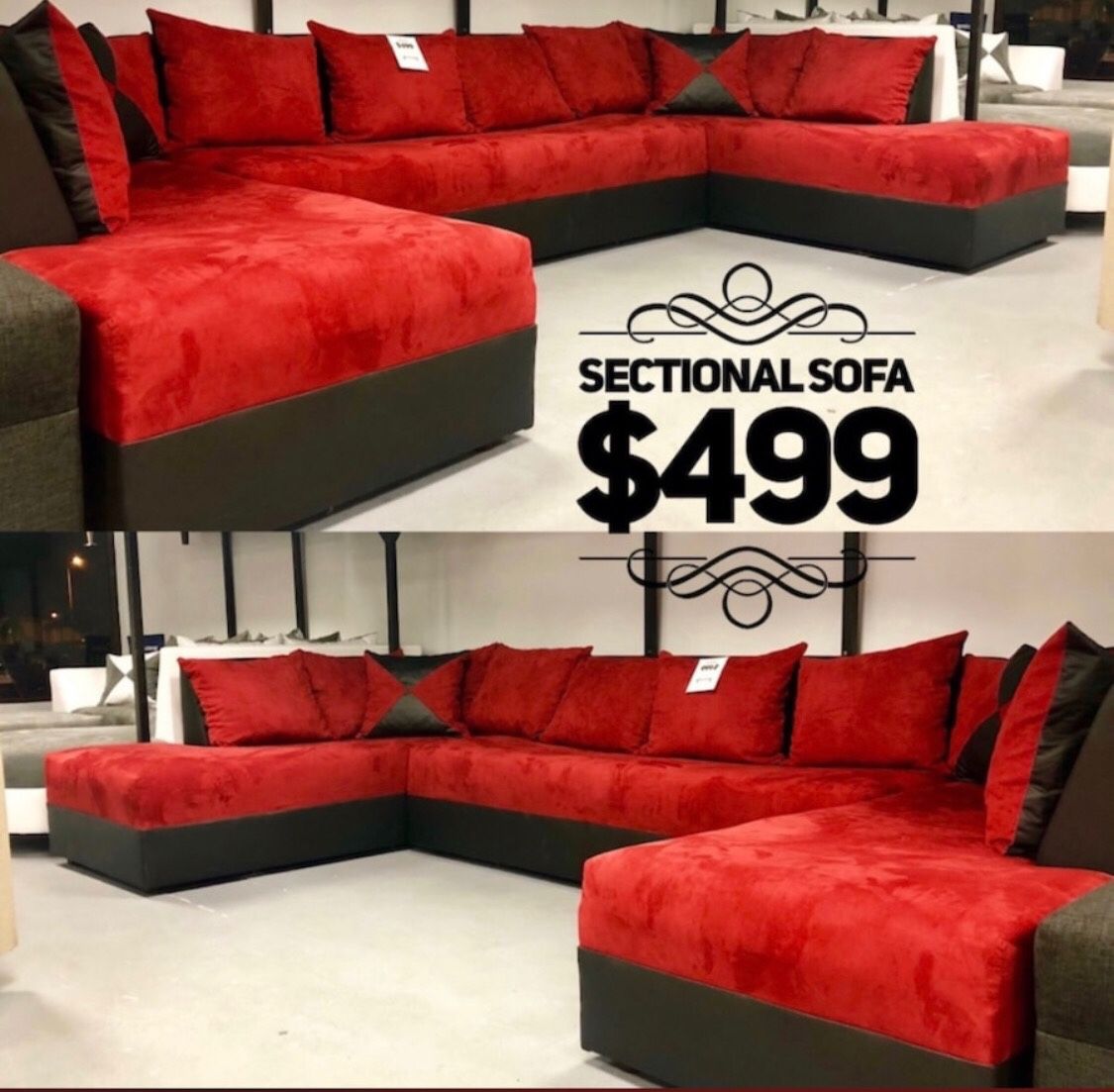 ALL NEW 3pc sectional sofa couch U shaped SALE SALE