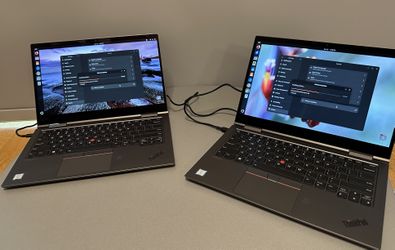 Lenovo Yoga running Linux Ubuntu 25.10