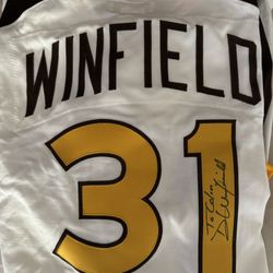 Dave Winfield Signed Authentic Mitchell & Ness 1978 San Diego Padres Jersey 4XL