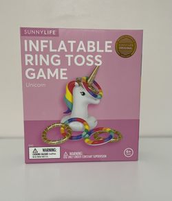 Sunnylife Unicorn Inflatable Ring Toss Game