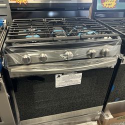 SAMSUNG GAS STOVE!!! AIR FRYER!!! Convection Oven!!! STAINLESS STEEL BRAND NEW!!!5 Burners With Grilled!!!!