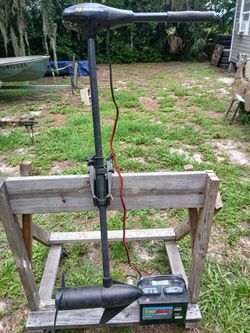 Minn Kota trolling motor & battery