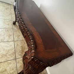 Wood Entry Table