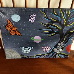 Butterfly Galaxy Painting