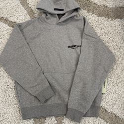 Essentials Fear Of God Dark Oatmeal Hoodie