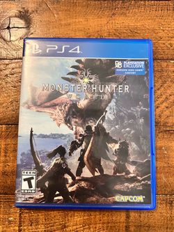 PS4 monster hunter world
