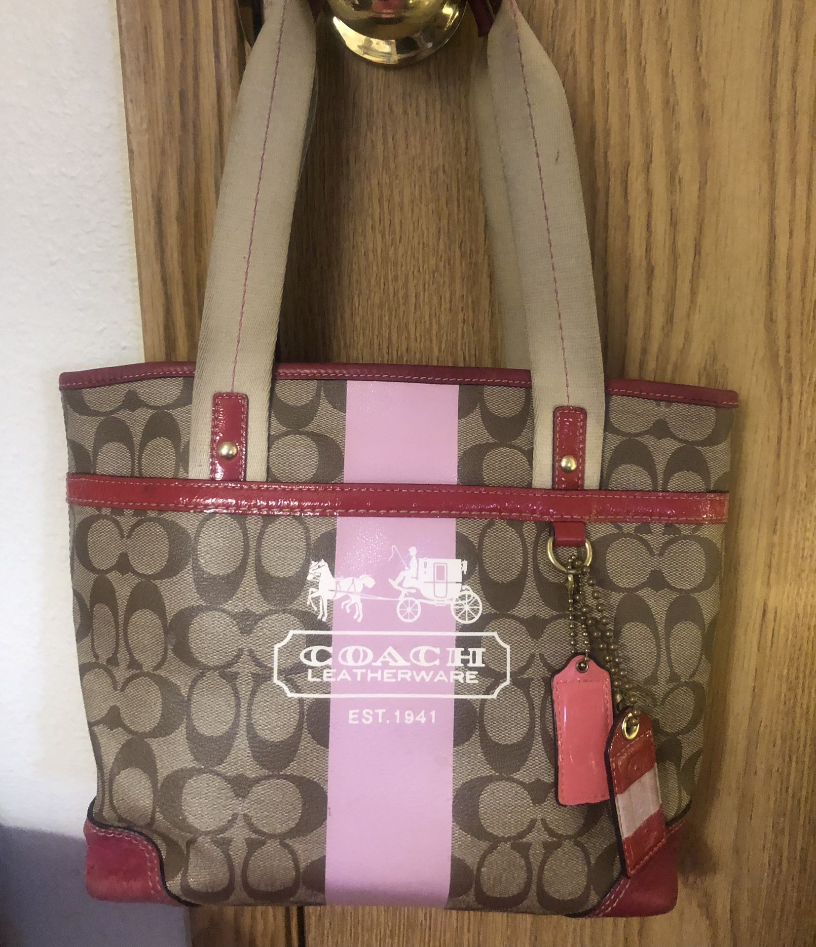 Coach Vintage Heritage Tote Purse