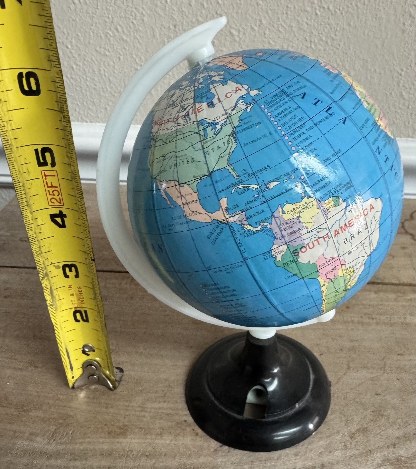 Vintage World Globe Pencil Sharpener just $3 xox
