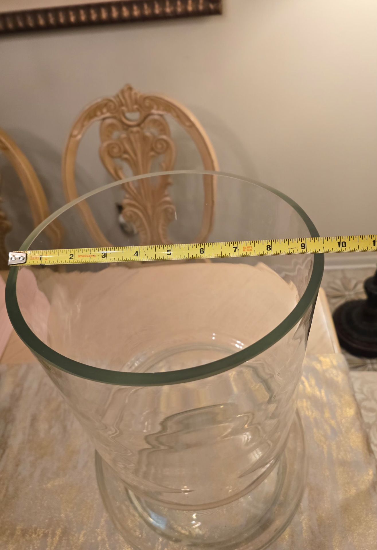 Cylinder Vase, Diameter Clear Glass Floral Planter Container, Tall Centerpiece Arrangement for Wedding Party Event Home Office Decoration