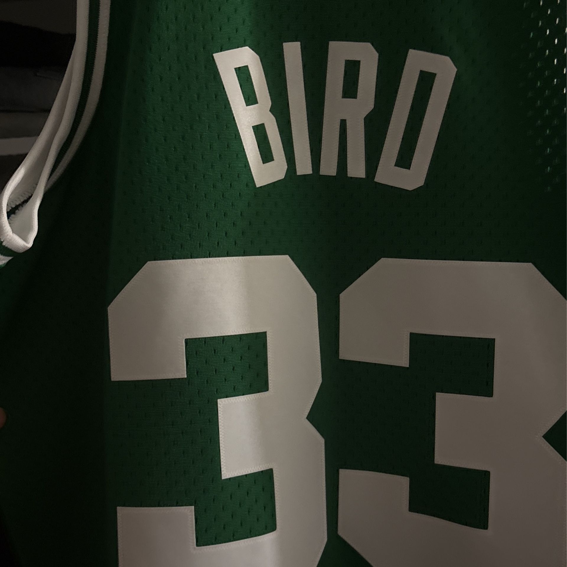 Brand New Never Worn Throwback Larry Bird Jersey