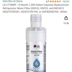 New LG Refrigerator Water Filter LT1000P/PC/PCS