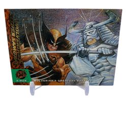 1994 Fleer Ultra X-Men Wolverine VS Silver Samurai