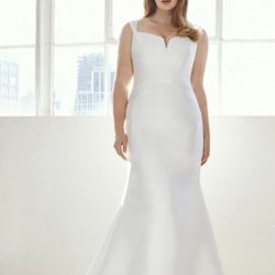Hutton Pronovias Wedding Gown Size 16