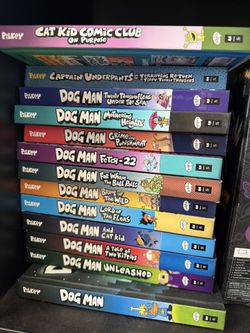 Dog man series Books By Dav Pilkey