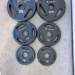 Cap 80lb Olympic weight plate set