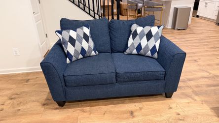 2 Navy Blue Couches for Sale