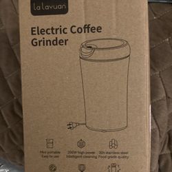 Electric Coffee Grinder  By la layman , Holds 80 G. 