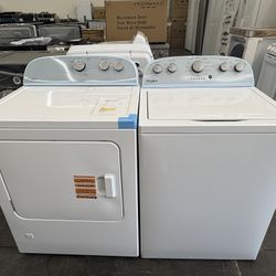 WHIRLPOOL 3.5 cu. ft. Top Load Washer & 7.0 cu.ft Top Load Gas Dryer