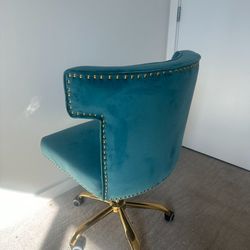 Teal Adjustable Office Chair 