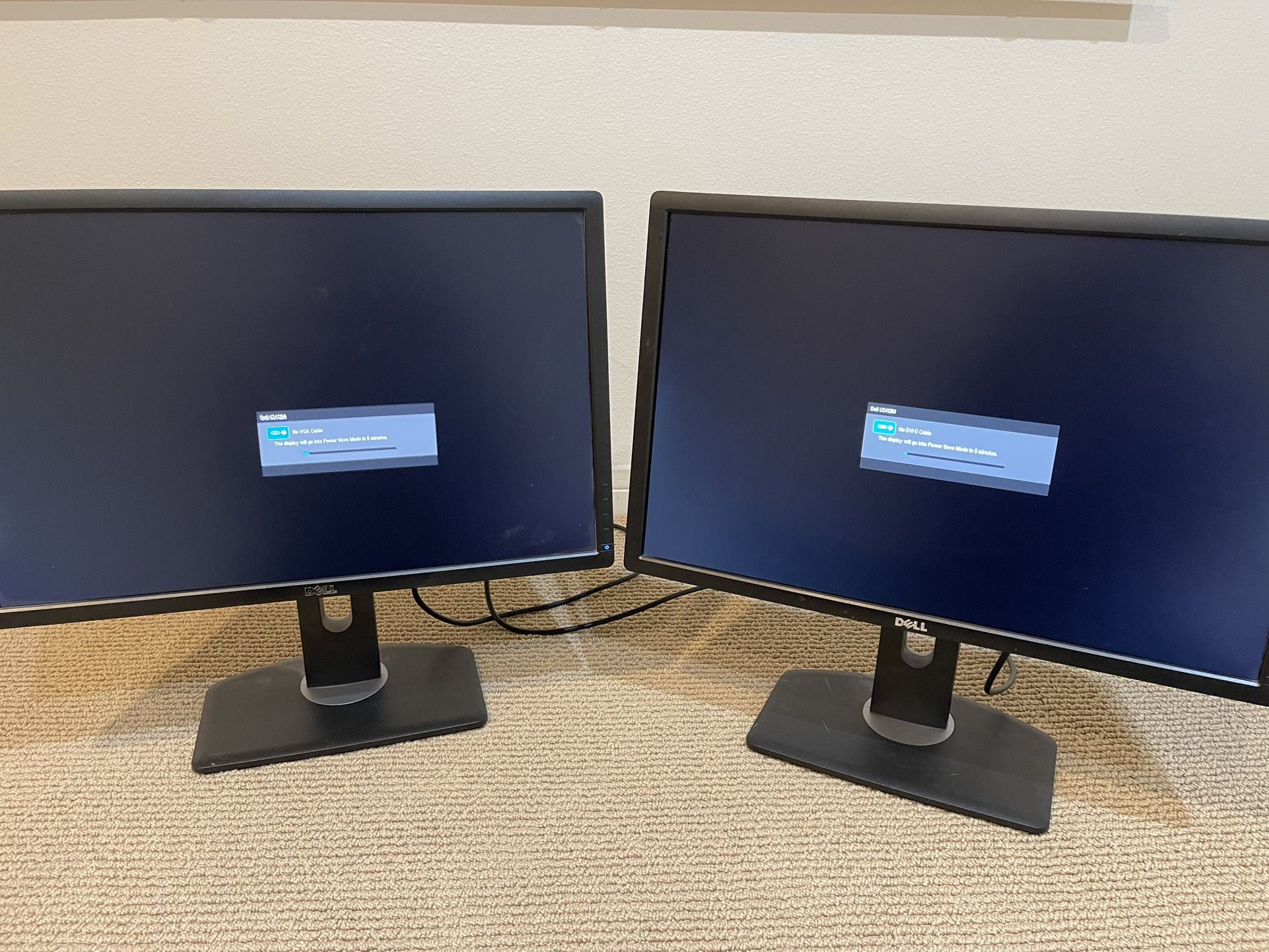Dell UltraSharp 24-Inch Monitors (Qty: 2)