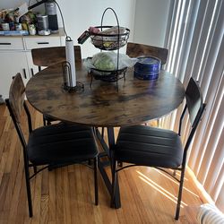 Small Dining Table and 4 Chairs