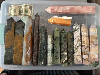 Assorted minerals and crystals ($5-$250)
