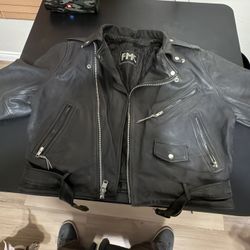 FMC insulated Leather Riding Jacket 
