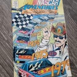 NASCAR ADVENTURES Starring Richard Petty comic book copyright 1991
