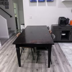 Custom Designer 8-Person Dining Table with Drawers