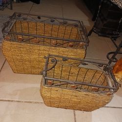 2PC SET GORGEOUS BASKETS 18 SET FIRM