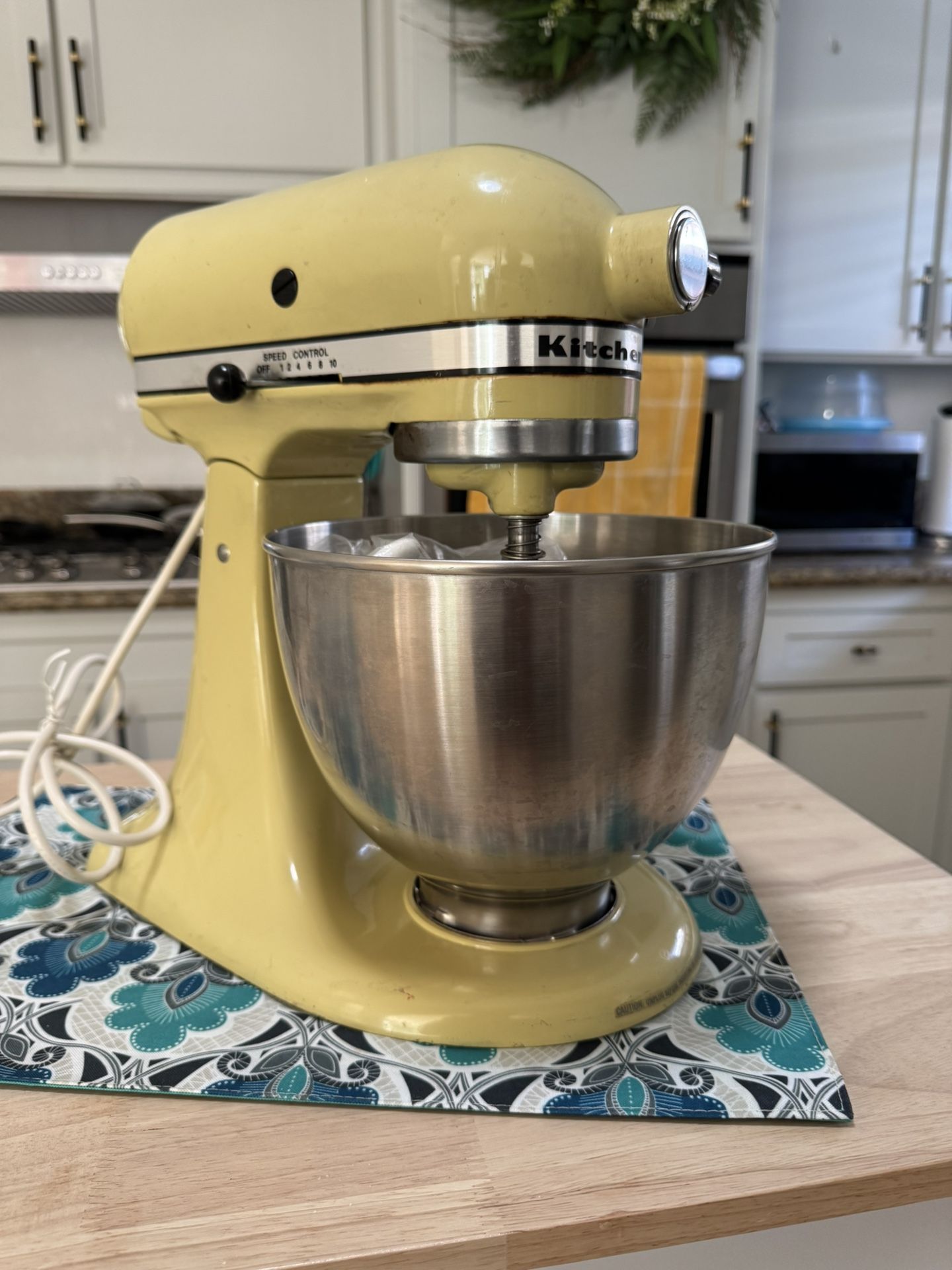 Vintage Vintage Yellow KitchenAid K45 Stand Mixer