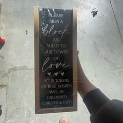 wedding Jenga