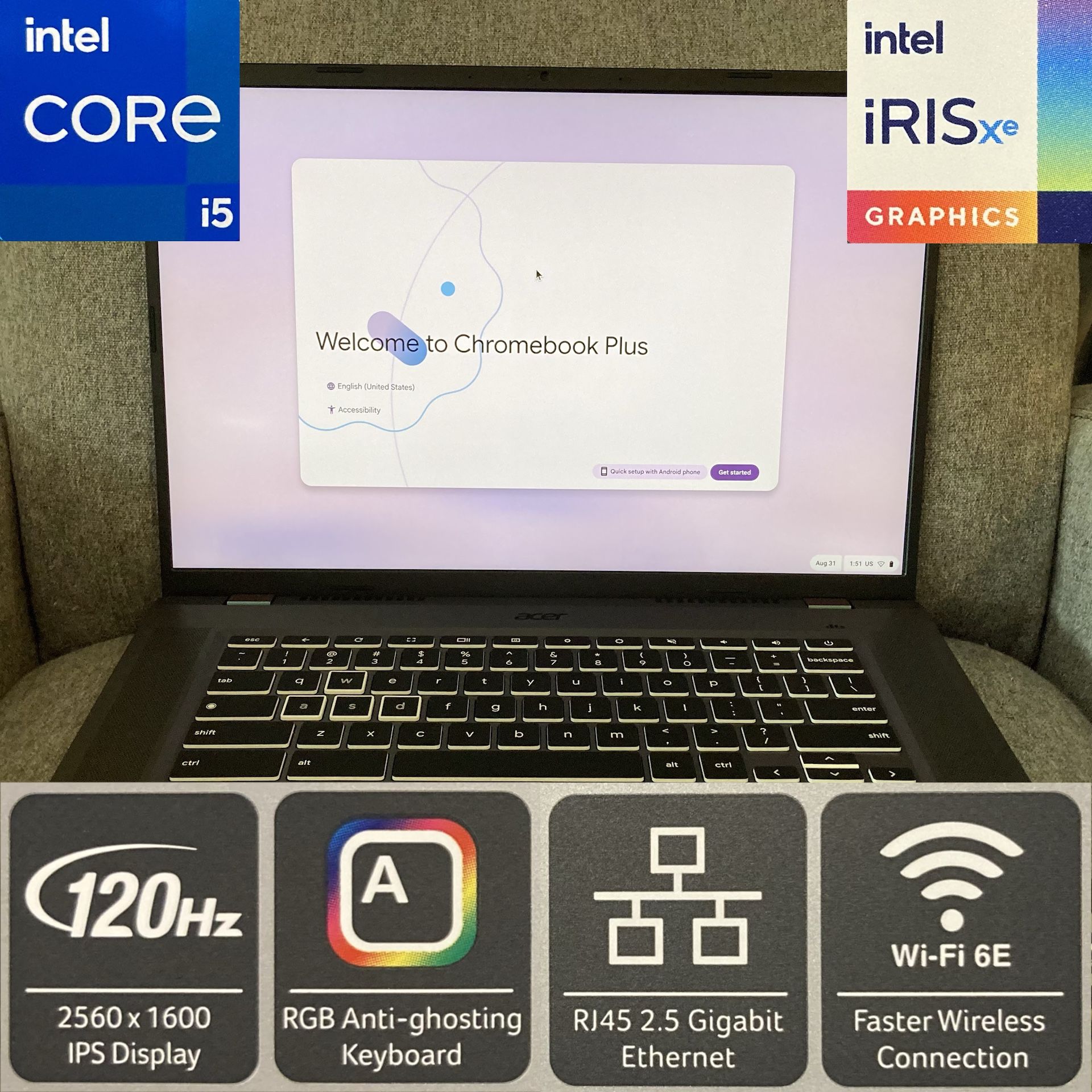 Acer Chromebook 516 GE 8GB/256GB