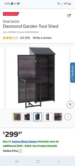 Desmond tool shed 30 in. x 18 in. x 72 in. $150 each