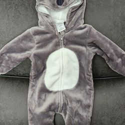 6-9 Month Fleece Footed Jumpsuit 