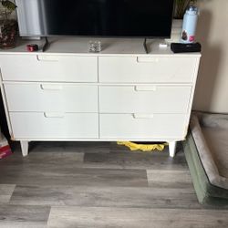 Real Wood White Dresser