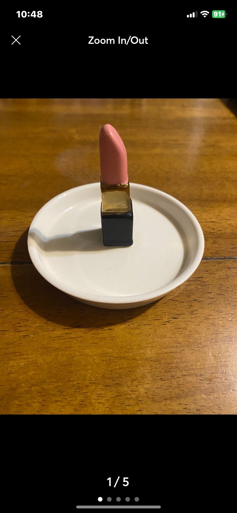 Lipstick Jewelry/Ring Dish