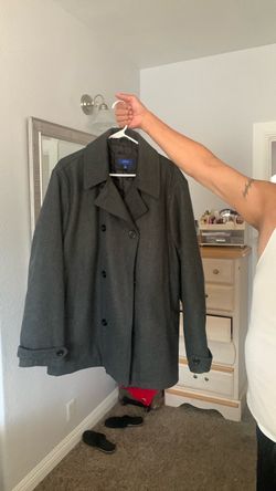 Apt. 9 Gray Double-Breasted Pea Coat