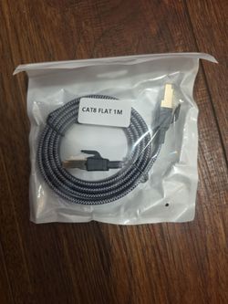 CAT8 Flat Ethernet Cable 1M