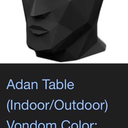 Vondom Adan Basic Table in Black