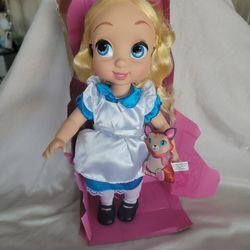 BRAND NEW ALICE IN WONDERLAND 16 IN DOLL NO BOX 