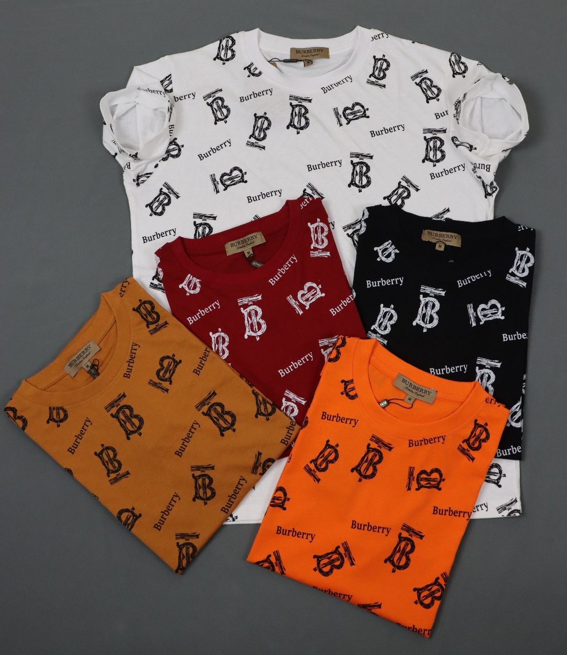 Burberry Cotton T-Shirt with Logo Print