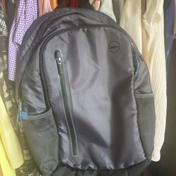 Grey and blue Backpack