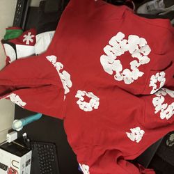 red denim tears hoodie