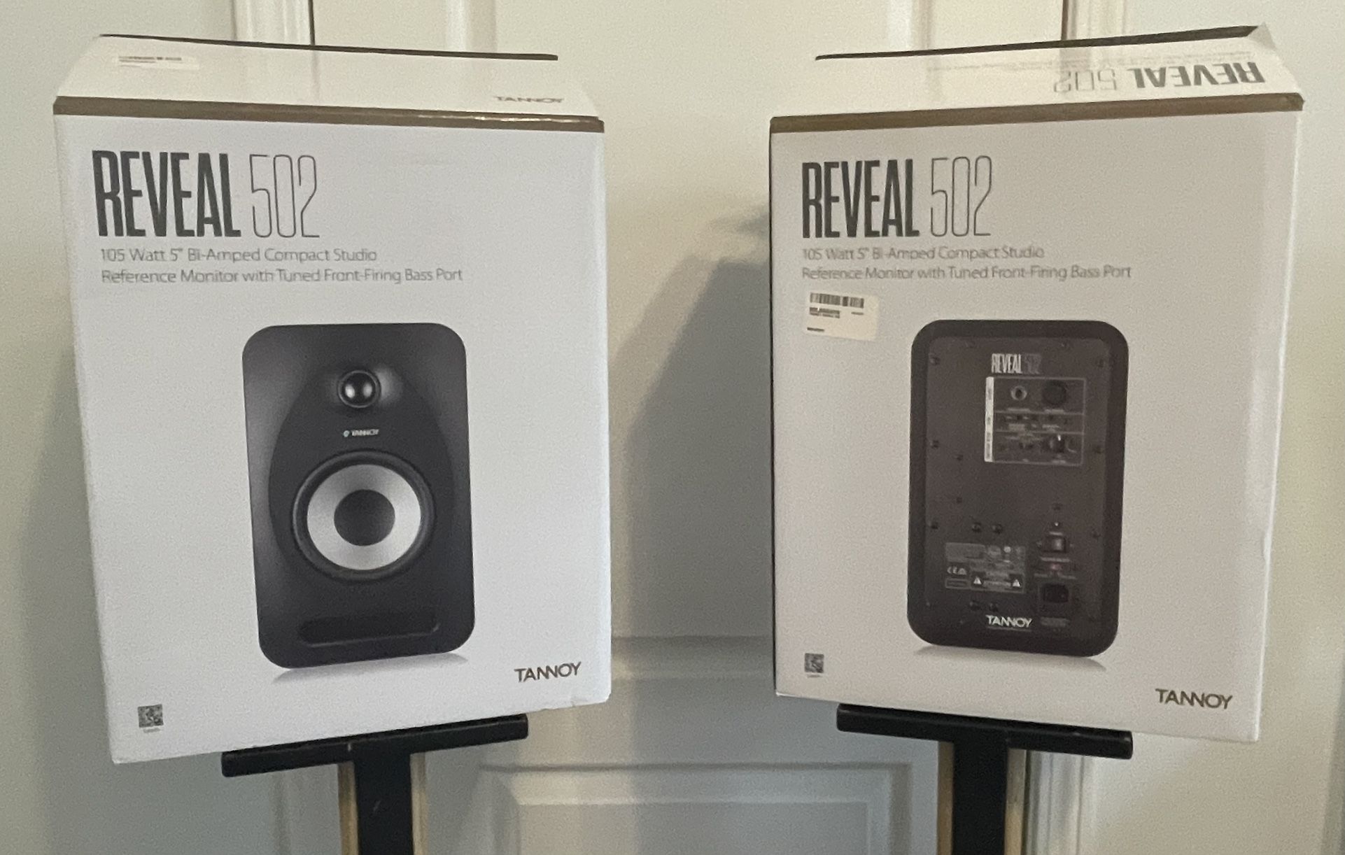 Tannoy Reveal 502 Studio monitors (pair)