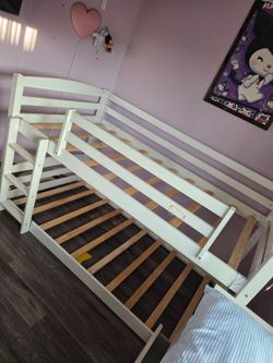 Bunk bed for kids white