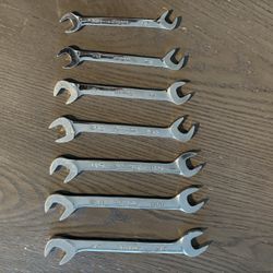 Snap On Wrenches 7 Pieces Standar 