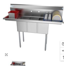 Koolmore Stainless Steel Sink NSF Certified 