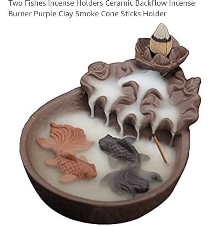 New ceramic Backflow Incense Holder / Burner